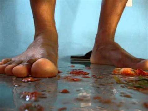 Crush barefoot WARNING: Three