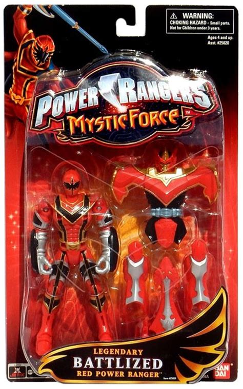Power Rangers Mystic Force Legendary Battlized Red Power Ranger Action