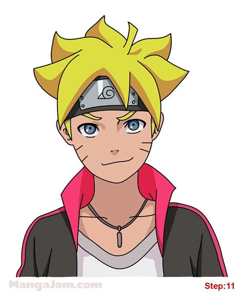 Naruto Characters Drawing With Color Naruto Fandom