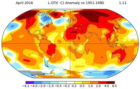 April Breaks Global Temperature Record Bbc News