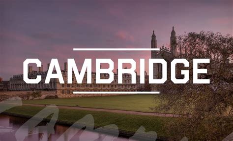 Cambridge City Guide Student Guides Uk Afs