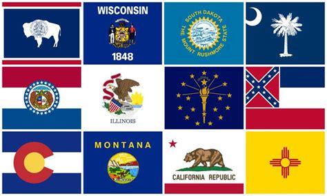 From First To Worst Ranking Every Us States Flag