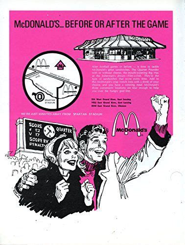 McDonald S Vintage Magazine Ad McDonald S Before Or Https Amazon Com Dp