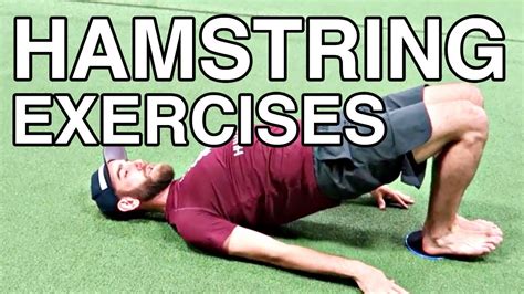 Hamstring Exercises Easy Bodyweight Strength Training Tutorial