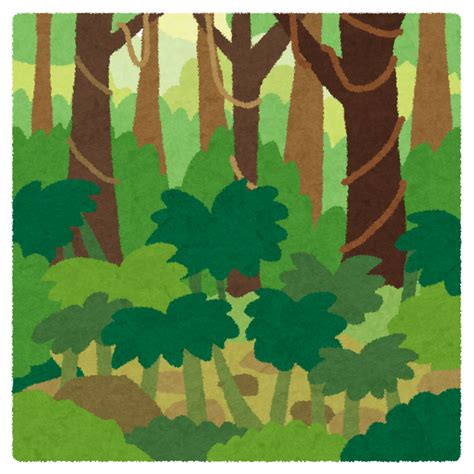 ジャングルのイラスト かわいいフリー素材集 いらすとや