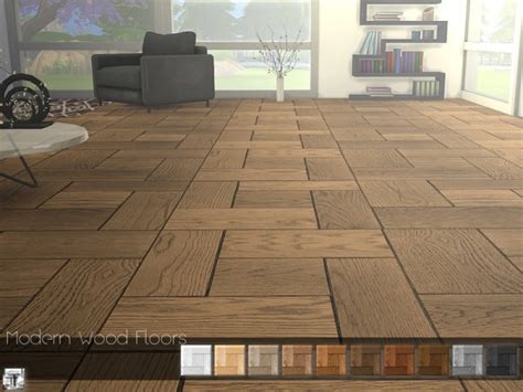 Ideally, i'd like to have them available in cas The Sims Resource: Modern Wood Floor by .Torque • Sims 4 ...