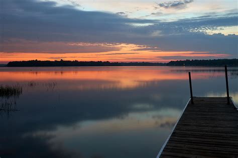 Sunset On Farm Island Lake Photograph By Paul Freidlund Pixels
