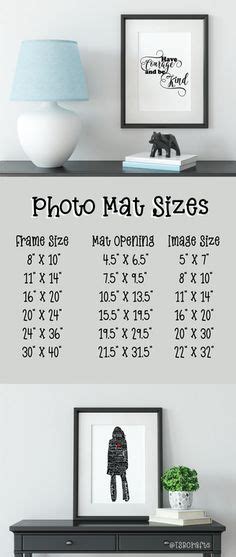 Standard Picture Frame Sizes Standard Picture Frame Sizes Picture