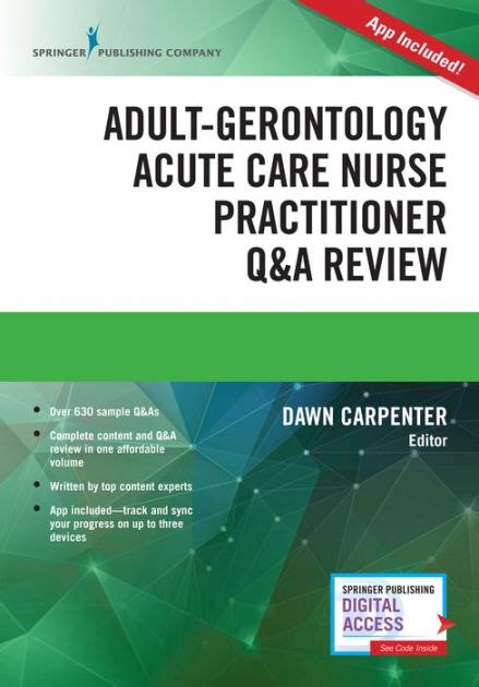 Adult Gerontology Acute Care Nurse Practitioner Q A Review Edition