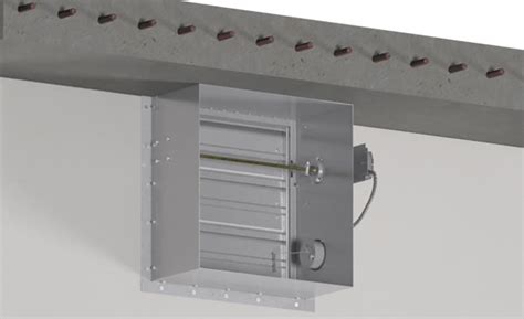 Three Sided Angle Installation Combination Fire Smoke Dampers 2019 01