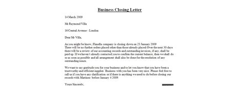 The sad ending of every business is the closure which might be due to serious reasons. Formal Business Letter Closings | scrumps