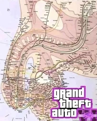 New Grand Theft Auto Map Leaked Dick Meme Shut Up And Take My Money