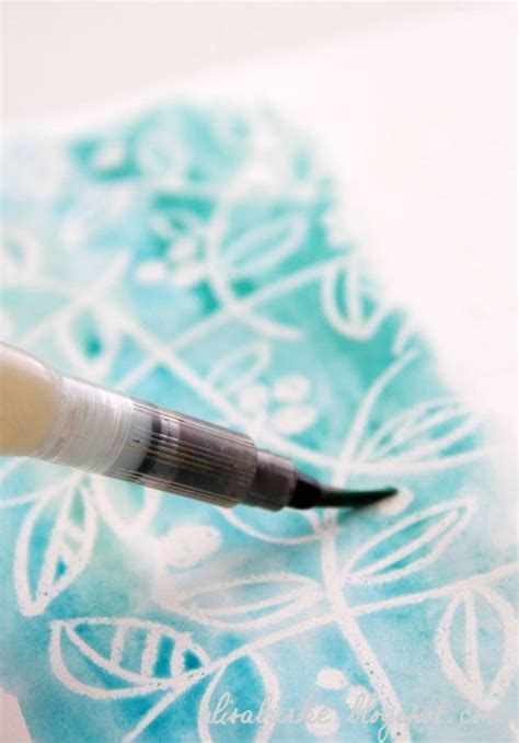 Watercolor Over White Crayon Arts And Crafts Fun Crafts Art Projects