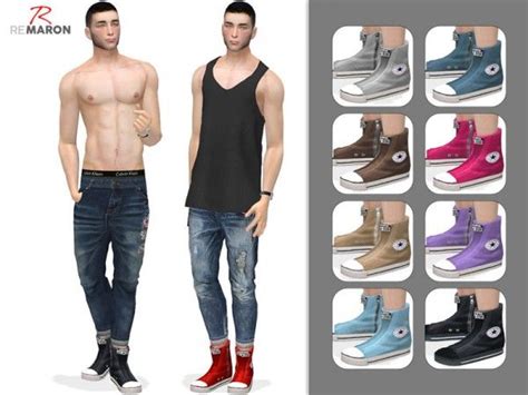 The Sims Resource Converse Shoes By Remaron Sims 4 Downloads The
