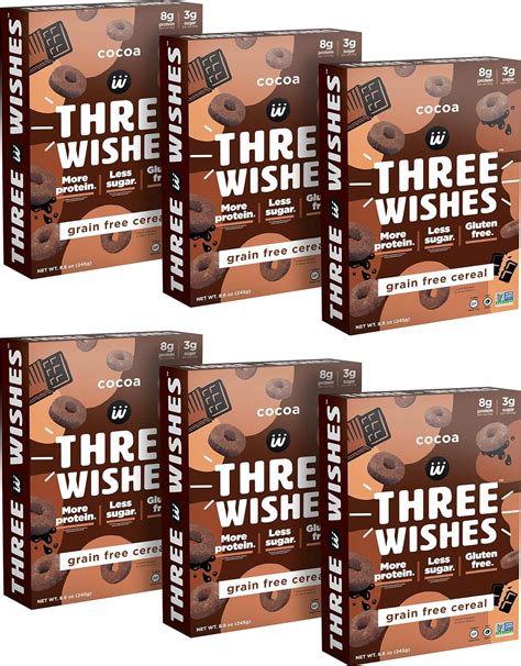 Three Wishes Cereal Breakfast Cereal High Protein Low