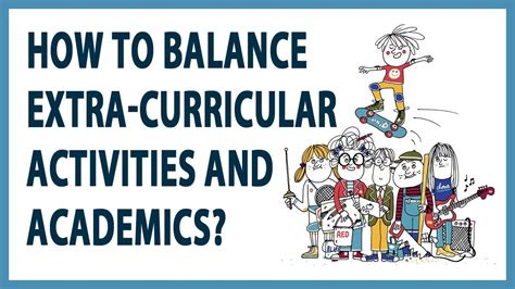 How To Balance Extra Curricular Activities And Academics Youtube