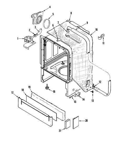 Parts Diagram For Maytag Dishwasher Part Diagram Part Diagram