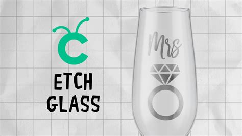 How To Etch Glass With Cricut Cricut Tutorial Youtube