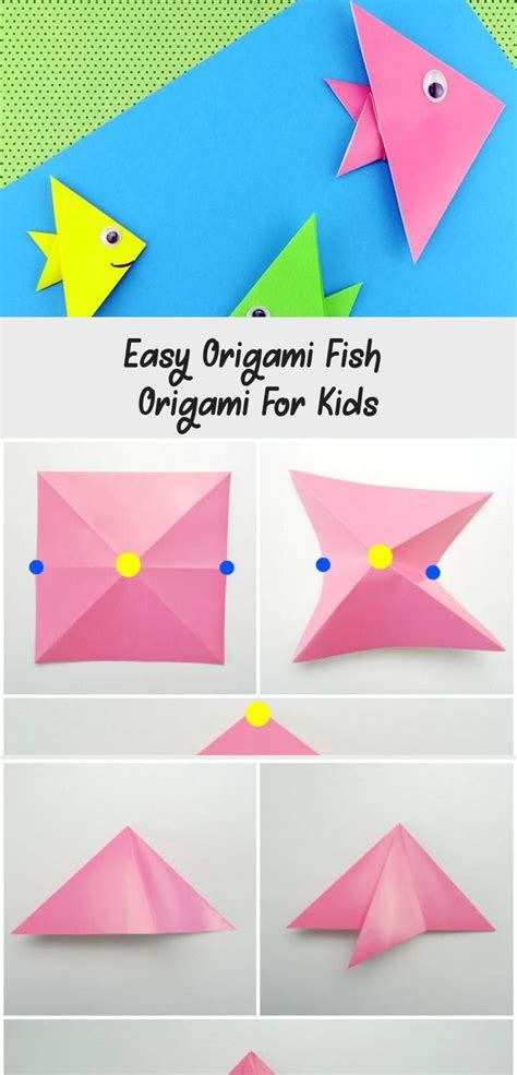 25 Easy Origami Fish For Kids Angelenelindsey