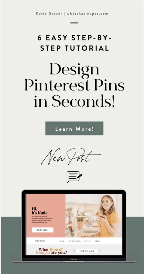 How To Create Pinterest Pins In 6 Easy Steps Video Tutorial