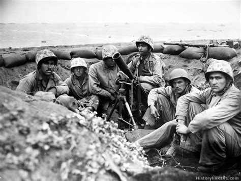 Pictures Of The Marines In The Pacific Durning World War Ii Royalty Free