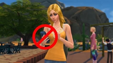 No More Autonomous Phone Actions By Simsproductions Sims 4 Mods