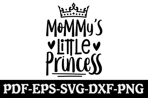 Mommys Little Princess Svg Graphic By Creativekhadiza124 · Creative
