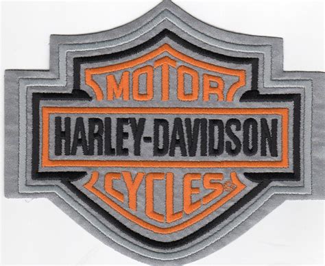 Reflectiveharley Davidson ® Logo Harley ® Patch Available In 2 Sizes