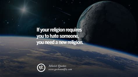 You don't need religion to have morals. 42 Funny Atheist Quotes About God's Existence, Fate And Life