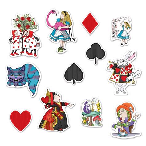 Alice In Wonderland Cutouts F