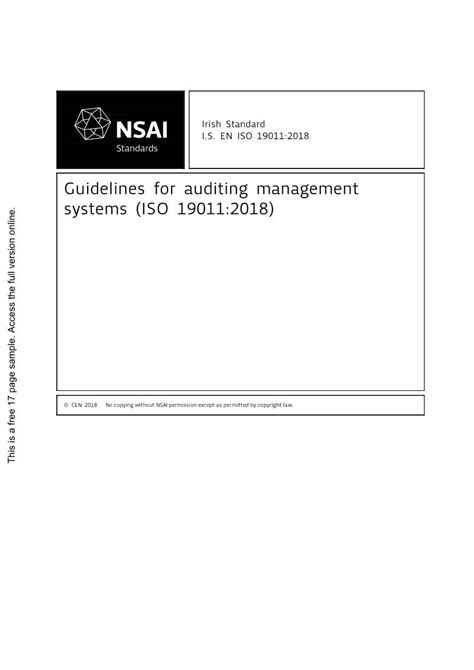 Guidelines For Auditing Management Systems Iso 190112018 Docslib