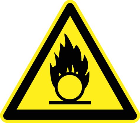 Fire Hazard Warning Sign Openclipart
