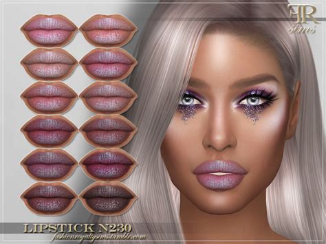 Frs Lipstick N230 By Fashionroyaltysims At Tsr Sims 4 Updates