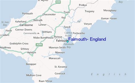 ( england, scotland, ireland and wales). Falmouth, England Tide Station Location Guide