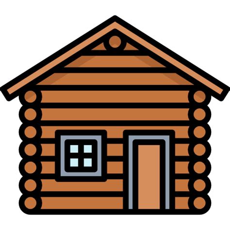 Cabin Free Buildings Icons