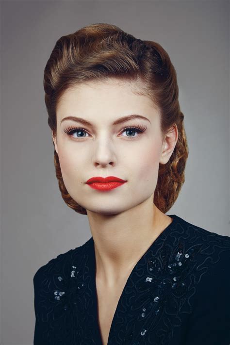 Classic Makeup Looks Vintage Makeup Looks 1940s Hairstyles Vintage