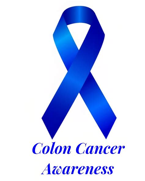Blue Colon Cancer Awareness Ribbon Edible 2d Fondant Birthday Cake