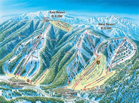 Mountain High Trail Map Snowjam Ski And Snowboard Expo