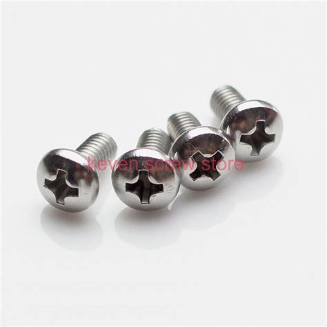 Free Shipping 100pcs Lot Gb818 M3x16 Mm M3 16 Mm 304 Stainless Steel Phillips Cross Recessed Pan