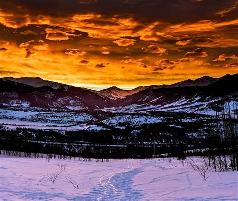Sunset Beautiful Colorado Mountains Download Free Photo Of Colorado