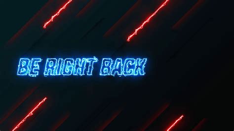 Free Animated Be Right Back Screen For Streams Download In Desc