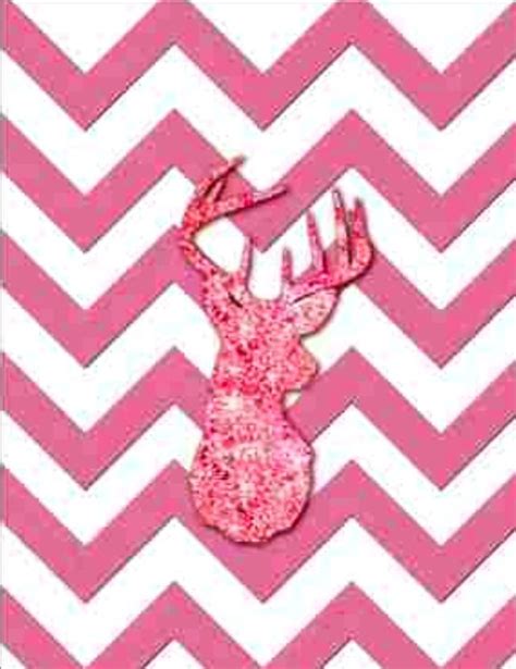 Pink Chevron Glitter Buck Iphone Wallpaper Iphone