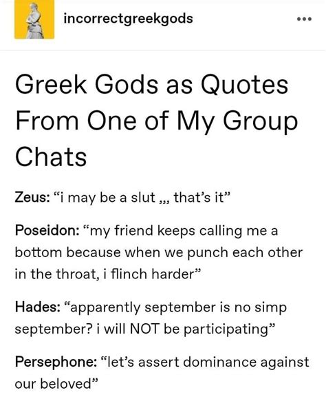 Greek Mythology Humor Hilarious Quotes From Greek Gods