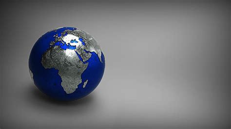 Hd Wallpaper Blue Earth Globe 3d Model World Geography Education
