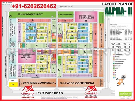 Chhabra Properties Alpha 2 Greater Noida Map Layout Plan