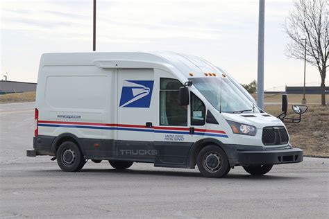 Spy Shots The Postal Services New Electric Mail Truck