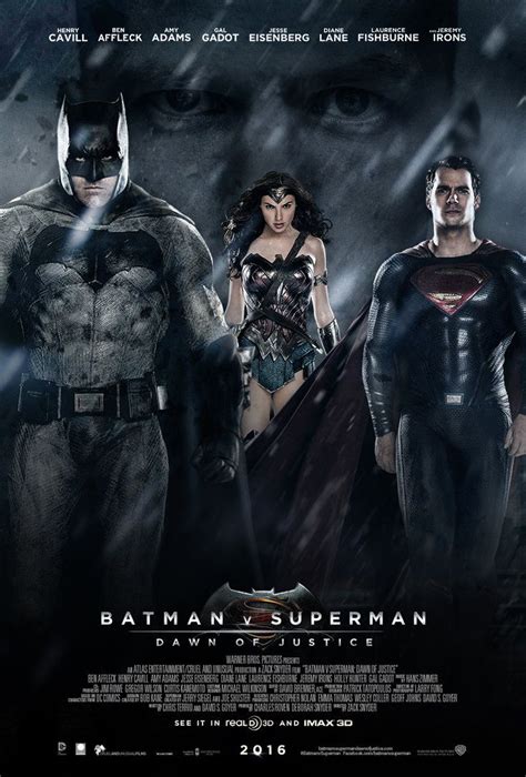 Batman V Superman Dawn Of Justice Poster V Batman V Superman Dawn