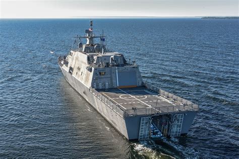 marinette wisc july 14 2016 the future uss detroit lcs 7 conducts acceptance trials
