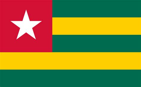Togo Bandera Y Escudo De Togo