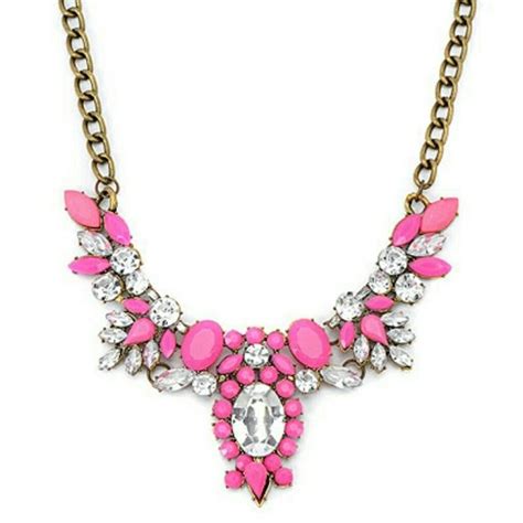 Pink Statement Necklace Boutique Pink Statement Necklace Statement